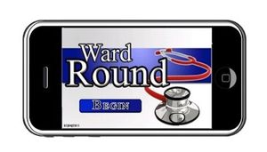 Ward Round app prototype splash screen