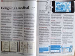 BMJ article about Ward Round app